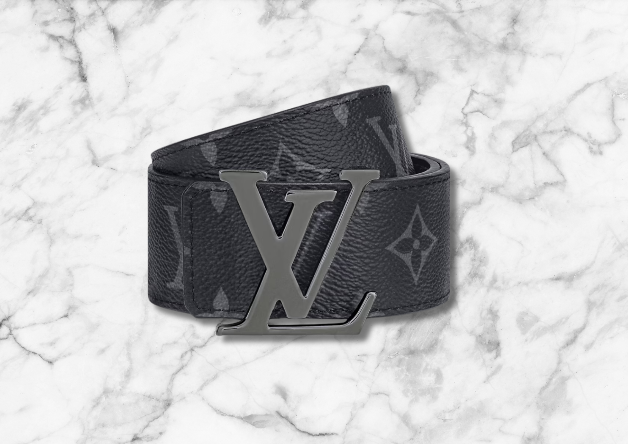 black and silver - Lv Designer Men's Belt